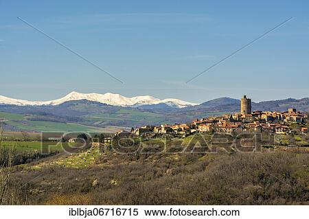 Village of Montpeyroux and view on Sancy massif in winter, labelled Les Plus Beaux Villages de France, Puy de Dome department, Auvergne-Rhone-Alpes, France, Europe View Large Photo Image Stock Photography - Village of Montpeyroux and view on Sancy massif in winter, labelled Les Plus Beaux Villages de France, Puy de Dome department, Auvergne-Rhone-Alpes, France, Europe. Fotosearch