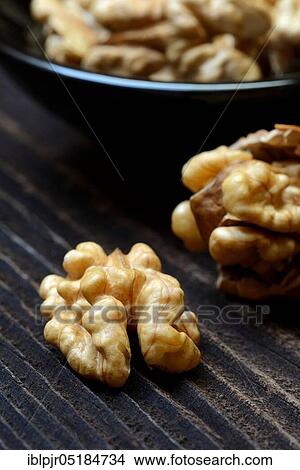 Picture - Walnut ( Juglans regia). Fotosearch