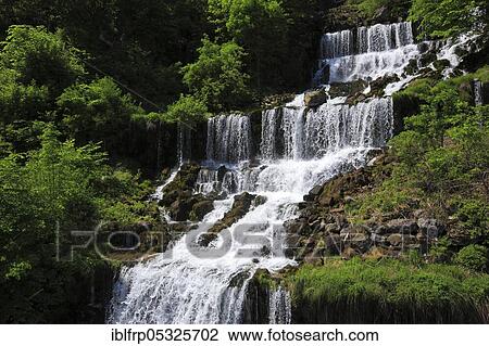 Waterfall, Glarus, Switzerland, Europe View Large Photo Image Stock Image - Waterfall, Glarus, Switzerland, Europe. Fotosearch