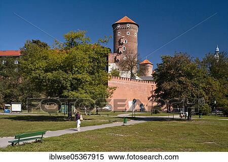 Wawel, Krakow, Lesser Poland, Poland, Europe View Large Photo Image Stock Photography - Wawel, Krakow, Lesser Poland, Poland, Europe. Fotosearch