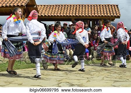 Young dance group in colorful costumes at a folk festival, Kuelap, Luya province, Amazonas region, Peru, South America View Large Photo Image Stock Photography - Young dance group in colorful costumes at a folk festival, Kuelap, Luya province, Amazonas region, Peru, South America. Fotosearch