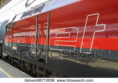 ÖBB RailJet logo train station main station Austrian Federal Railways in Innsbruck, Austria, Europe View Large Photo Image Stock Photo - ÖBB RailJet logo train station main station Austrian Federal Railways in Innsbruck, Austria, Europe. Fotosearch
