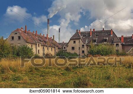 Abandoned houses in a miners' settlement, Lost Place, Ruhr area, North Rhine-Westphalia, Germany, Europe View Large Photo Image Picture - Abandoned houses in a miners' settlement, Lost Place, Ruhr area, North Rhine-Westphalia, Germany, Europe. Fotosearch