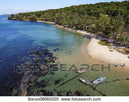 Aerial of Ong Lang beach, island of Phu Quoc, Vietnam, Asia View Large Photo Image Stock Image - Aerial of Ong Lang beach, island of Phu Quoc, Vietnam, Asia. Fotosearch