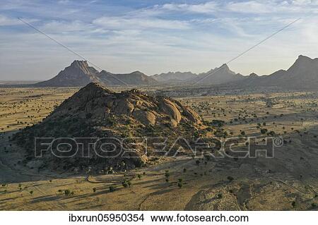 Aerial of the Sahel, Chad, Africa View Large Photo Image Picture - Aerial of the Sahel, Chad, Africa. Fotosearch