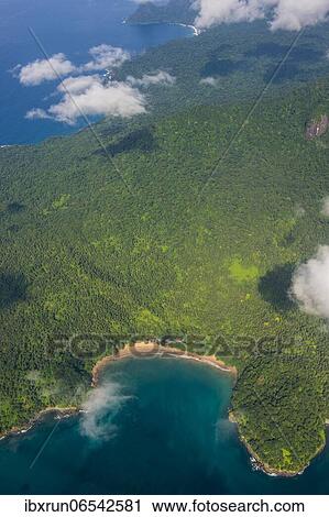 Aerial of the Unesco Biosphere reserve, Principe, Sao Tome and Principe, Atlantic Ocean, Africa View Large Photo Image Stock Image - Aerial of the Unesco Biosphere reserve, Principe, Sao Tome and Principe, Atlantic Ocean, Africa. Fotosearch