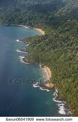 Aerial of the Unesco Biosphere reserve, Principe, Sao Tome and Principe, Atlantic Ocean, Africa View Large Photo Image Stock Photo - Aerial of the Unesco Biosphere reserve, Principe, Sao Tome and Principe, Atlantic Ocean, Africa. Fotosearch