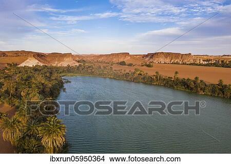 Aerial of the Unesco world heritage sight Ounianga lakes, northern Chad, Chad, Africa View Large Photo Image Picture - Aerial of the Unesco world heritage sight Ounianga lakes, northern Chad, Chad, Africa. Fotosearch