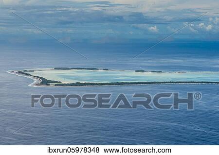 Aerial view, atoll, Tuvalu, South Pacific, Oceania View Large Photo Image Stock Photo - Aerial view, atoll, Tuvalu, South Pacific, Oceania. Fotosearch
