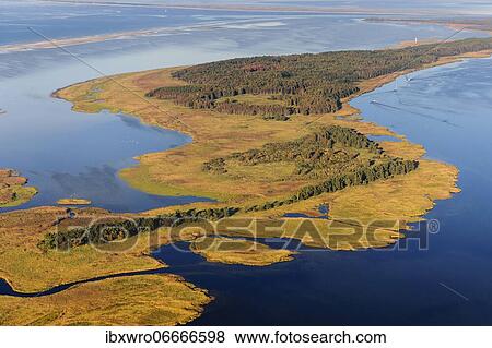 Aerial view of the Small Werder Islands in the National Park Vorpommersche Boddenlandschaft, Waldbock, Baltic Sea, Barth, Zingst, Mecklenburg-Western Pomerania, Germany, Europe View Large Photo Image Stock Photo - Aerial view of the Small Werder Islands in the National Park Vorpommersche Boddenlandschaft, Waldbock, Baltic Sea, Barth, Zingst, Mecklenburg-Western Pomerania, Germany, Europe. Fotosearch