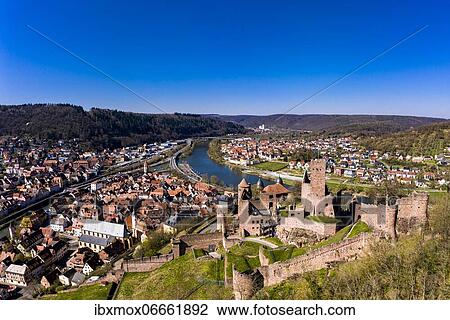 Aerial view, Wertheim with castle, river Main and Tauber, Baden-Württemberg, Germany, Europe View Large Photo Image Stock Image - Aerial view, Wertheim with castle, river Main and Tauber, Baden-Württemberg, Germany, Europe. Fotosearch