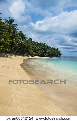 Banana beach, Unesco biosphere reserve, Principe, Sao Tome and Principe, Atlantic Ocean, Africa View Large Photo Image Picture - Banana beach, Unesco biosphere reserve, Principe, Sao Tome and Principe, Atlantic Ocean, Africa. Fotosearch