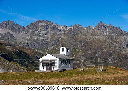Chapel of Barbara on the Bielerhöhe, Silvretta High Alpine Road, Vorarlberg, Austria, Europe View Large Photo Image Stock Photograph - Chapel of Barbara on the Bielerhöhe, Silvretta High Alpine Road, Vorarlberg, Austria, Europe. Fotosearch