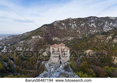 Church of St Mary of Petrich, Assen fortress, Asenovgrad, Bulgaria, Europe View Large Photo Image Picture - Church of St Mary of Petrich, Assen fortress, Asenovgrad, Bulgaria, Europe. Fotosearch