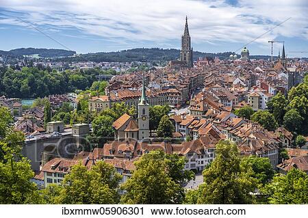 City view, view from the rose garden to the old town, Nydegg church and Bern cathedral, Nydegg district, Bern, Canton of Bern, Switzerland, Europe View Large Photo Image Stock Image - City view, view from the rose garden to the old town, Nydegg church and Bern cathedral, Nydegg district, Bern, Canton of Bern, Switzerland, Europe. Fotosearch