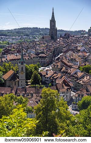 City view, view from the rose garden to the old town, Nydegg church and Bern cathedral, Nydegg district, Bern, Canton of Bern, Switzerland, Europe View Large Photo Image Stock Image - City view, view from the rose garden to the old town, Nydegg church and Bern cathedral, Nydegg district, Bern, Canton of Bern, Switzerland, Europe. Fotosearch
