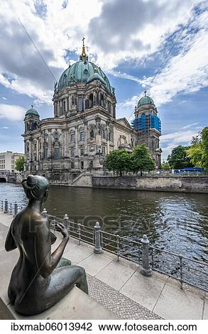 Female figure of the sculpture Three Girls and a Boy, Spree with Berlin Cathedral, Mitte, Berlin, Germany, Europe View Large Photo Image Stock Image - Female figure of the sculpture Three Girls and a Boy, Spree with Berlin Cathedral, Mitte, Berlin, Germany, Europe. Fotosearch