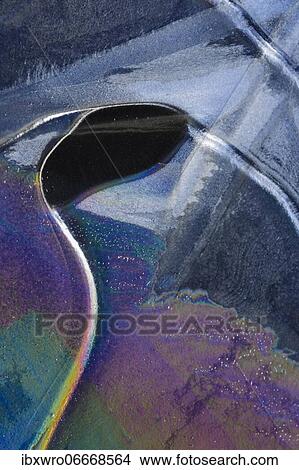 Forms of ice in a puddle, ice crystals, frost, winter, Goldenstedter Moor, Germany, Europe View Large Photo Image Picture - Forms of ice in a puddle, ice crystals, frost, winter, Goldenstedter Moor, Germany, Europe. Fotosearch