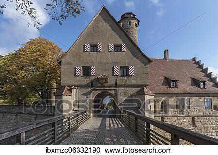 Gatehouse with bridge over the moat, entrance gate to Altenburg Castle, Bamberg, Upper Franconia, Bavaria, Germany, Europe View Large Photo Image Stock Image - Gatehouse with bridge over the moat, entrance gate to Altenburg Castle, Bamberg, Upper Franconia, Bavaria, Germany, Europe. Fotosearch