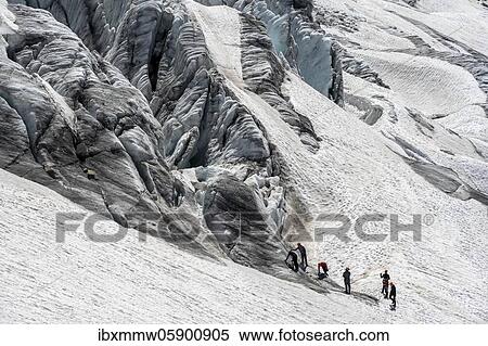 Glacier course, crevasses on the Glacier du Tour, glaciers, high alpine landscape, Chamonix, Haute-Savoie, France, Europe View Large Photo Image Stock Photography - Glacier course, crevasses on the Glacier du Tour, glaciers, high alpine landscape, Chamonix, Haute-Savoie, France, Europe. Fotosearch