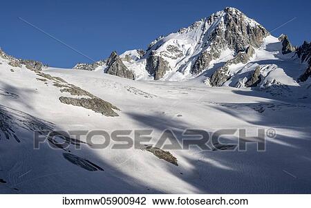 Glacier du Tour, glaciers and mountain peaks, high alpine landscape, summit of Aiguille de Chardonnet, Chamonix, Haute-Savoie, France, Europe View Large Photo Image Stock Image - Glacier du Tour, glaciers and mountain peaks, high alpine landscape, summit of Aiguille de Chardonnet, Chamonix, Haute-Savoie, France, Europe. Fotosearch