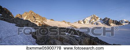 Glacier du Tour, glaciers and mountain tops, high alpine landscape, left Tête Blanche, Petite and Grande Fourche, right Aiguille du Chardonnet, Chamonix, Haute-Savoie, France, Europe View Large Photo Image Stock Photo - Glacier du Tour, glaciers and mountain tops, high alpine landscape, left Tête Blanche, Petite and Grande Fourche, right Aiguille du Chardonnet, Chamonix, Haute-Savoie, France, Europe. Fotosearch