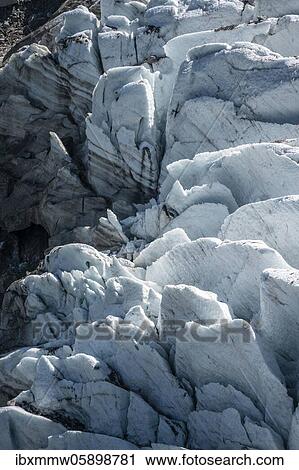 Glacier ice with crevasses, glacier tongue, detail, Glacier des Bossons, La Jonction, Chamonix, Haute-Savoie, France, Europe View Large Photo Image Stock Image - Glacier ice with crevasses, glacier tongue, detail, Glacier des Bossons, La Jonction, Chamonix, Haute-Savoie, France, Europe. Fotosearch
