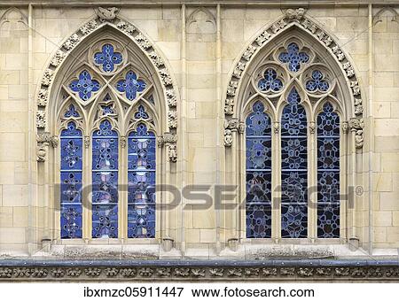Gothic windows of the historic town hall, Prinzipalmarkt, Münster, North Rhine-Westphalia, Germany, Europe View Large Photo Image Stock Photo - Gothic windows of the historic town hall, Prinzipalmarkt, Münster, North Rhine-Westphalia, Germany, Europe. Fotosearch