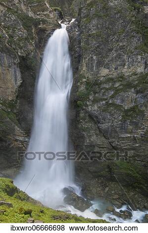 Gössnitz Waterfall in Hohe Tauern National Park, Austria, Europe View Large Photo Image Stock Photo - Gössnitz Waterfall in Hohe Tauern National Park, Austria, Europe. Fotosearch