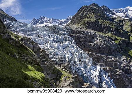 High alpine mountain landscape, Lower Arctic Ocean, glacier tongue, Bernese Oberland, Switzerland, Europe View Large Photo Image Stock Photo - High alpine mountain landscape, Lower Arctic Ocean, glacier tongue, Bernese Oberland, Switzerland, Europe. Fotosearch