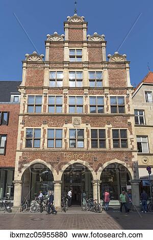 Historical patrician house from 1583, Münster, North Rhine-Westphalia, Germany, Europe View Large Photo Image Stock Image - Historical patrician house from 1583, Münster, North Rhine-Westphalia, Germany, Europe. Fotosearch
