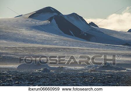 Stock Photo - Huge glaciers on Tabarin Peninsula, Antarctica. Fotosearch