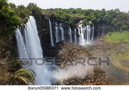 Kalandula Falls, Malanje province, Angola, Africa View Large Photo Image Stock Image - Kalandula Falls, Malanje province, Angola, Africa. Fotosearch