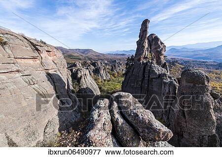 Kaleto Rock Fortress, overlook over the rock formations, Belogradchik, Bulgaria, Europe View Large Photo Image Stock Photo - Kaleto Rock Fortress, overlook over the rock formations, Belogradchik, Bulgaria, Europe. Fotosearch