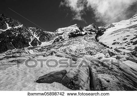 La Jonction, glacier tongue, Glacier des Bossons meets Glacier de Taconnaz, summit of Mont Maudit, Mont Blanc, Chamonix, Haute-Savoie, France, Europe View Large Photo Image Stock Image - La Jonction, glacier tongue, Glacier des Bossons meets Glacier de Taconnaz, summit of Mont Maudit, Mont Blanc, Chamonix, Haute-Savoie, France, Europe. Fotosearch