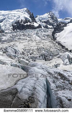 La Jonction, glacier tongue, Glacier des Bossons meets Glacier de Taconnaz, summit of Mont Maudit and Mont Blanc, Chamonix, Haute-Savoie, France, Europe View Large Photo Image Stock Image - La Jonction, glacier tongue, Glacier des Bossons meets Glacier de Taconnaz, summit of Mont Maudit and Mont Blanc, Chamonix, Haute-Savoie, France, Europe. Fotosearch