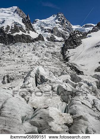 La Jonction, glacier tongue, Glacier des Bossons meets Glacier de Taconnaz, summit of Mont Maudit and Mont Blanc, Chamonix, Haute-Savoie, France, Europe View Large Photo Image Stock Image - La Jonction, glacier tongue, Glacier des Bossons meets Glacier de Taconnaz, summit of Mont Maudit and Mont Blanc, Chamonix, Haute-Savoie, France, Europe. Fotosearch