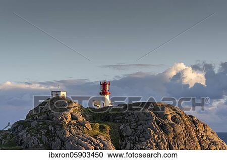 Lindesnes lighthouse on rock, southernmost point of Norway, Lindesnes, Norway, Europe View Large Photo Image Stock Image - Lindesnes lighthouse on rock, southernmost point of Norway, Lindesnes, Norway, Europe. Fotosearch