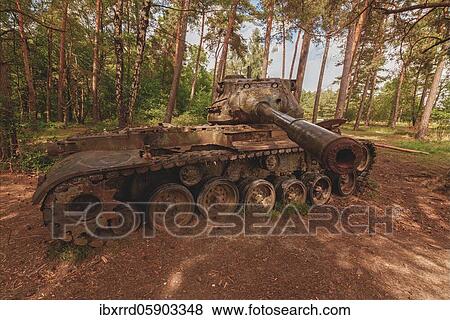 Lost Place, old rusted tank in the forest, Stolberg, North Rhine-Westphalia, Germany, Europe View Large Photo Image Stock Photo - Lost Place, old rusted tank in the forest, Stolberg, North Rhine-Westphalia, Germany, Europe. Fotosearch