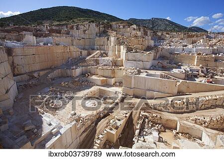 Marble quarry near Orosei, Sardinia, Italy, Europe View Large Photo Image Stock Photo - Marble quarry near Orosei, Sardinia, Italy, Europe. Fotosearch