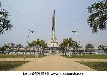 Stock Photograph - Mausoleum of late President Agostinho Neto, Luanda, Angola, Africa. Fotosearch