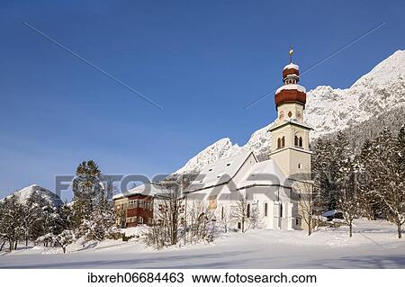 Monastery St. Martin in winter, Gnadenwald, Tyrol, Austria, Europe View Large Photo Image Stock Image - Monastery St. Martin in winter, Gnadenwald, Tyrol, Austria, Europe. Fotosearch