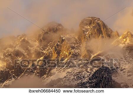 Mountain landscape in winter, Mittagsspitze and Fiechterspitze, Karwendel Mountains, Vomp, Tyrol, Austria, Europe View Large Photo Image Stock Image - Mountain landscape in winter, Mittagsspitze and Fiechterspitze, Karwendel Mountains, Vomp, Tyrol, Austria, Europe. Fotosearch