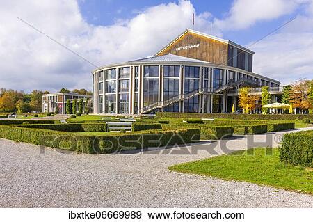 Neuschwanstein Festival Hall, Füssen, Ostallgäu, Allgäu, Bavaria, Germany, Europe View Large Photo Image Stock Photo - Neuschwanstein Festival Hall, Füssen, Ostallgäu, Allgäu, Bavaria, Germany, Europe. Fotosearch