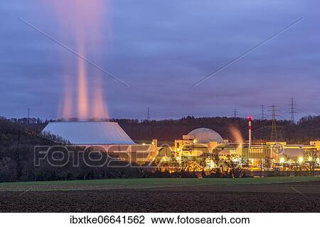 Nuclear power plant Neckarwestheim, Neckarwestheim, Baden-Württemberg, Germany, Europe View Large Photo Image Stock Image - Nuclear power plant Neckarwestheim, Neckarwestheim, Baden-Württemberg, Germany, Europe. Fotosearch