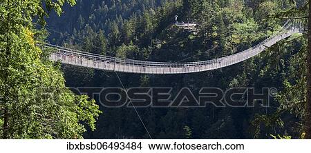 Pedestrian suspension bridge highline179, Reutte, Tyrol, Austria, Europe View Large Photo Image Picture - Pedestrian suspension bridge highline179, Reutte, Tyrol, Austria, Europe. Fotosearch
