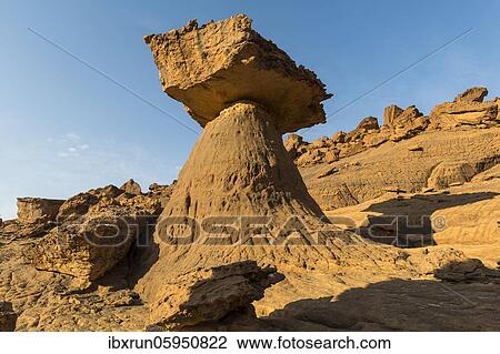 Rock formation, Hoodoo, Ennedi Plateau, Chad, Africa View Large Photo Image Stock Image - Rock formation, Hoodoo, Ennedi Plateau, Chad, Africa. Fotosearch