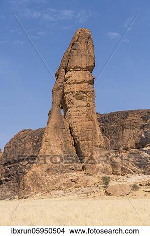 Rock needle, Ennedi plateau, Chad, Africa View Large Photo Image Picture - Rock needle, Ennedi plateau, Chad, Africa. Fotosearch