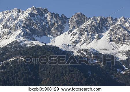 Seegrube mountain station, Innsbruck, Nordkette, Karwendel, Tyrol, Austria, Europe View Large Photo Image Stock Photo - Seegrube mountain station, Innsbruck, Nordkette, Karwendel, Tyrol, Austria, Europe. Fotosearch