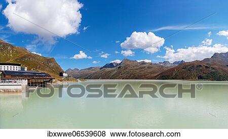 Silvretta High Alpine Road, Bielerhöhe at Lake Silvrettasee, Silvretta Reservoir, Vorarlberg, Austria, Europe View Large Photo Image Stock Photo - Silvretta High Alpine Road, Bielerhöhe at Lake Silvrettasee, Silvretta Reservoir, Vorarlberg, Austria, Europe. Fotosearch